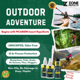 Insect Repellent, Picaridin Unscented Bundle 2 Pack of 4oz + Refill