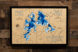 Baby, Man, and McKeown Lake in Cass County, Minnesota