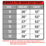 Backwater 2-Ply Rubber Cleated Bootfoot Chest Wader