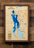 Bad Axe Lake in Hubbard County, Minnesota -  Camp Wilderness Edition