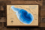 Beaver Lake in Steele County, Minnesota