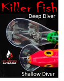 Ice Strong Outdoors - Killer Fish - Rattling DEEP Diver UV