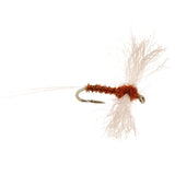 3 Pack Rusty Spinner Z-Lon Wing Biot Body Flies Hook Size 16