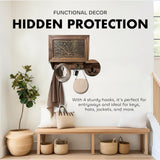 Birds in a Tree Gun Concealment Decor - Handcrafted Wooden Gun Cabinets - Gun Shelf Hidden Storage for Rifles, Shotguns, & Handguns - Quick Access Hidden Wall Safe