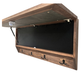 Birds in a Tree Large Gun Concealment Coat Rack - Handcrafted Wooden Gun Cabinets - Gun Shelf Hidden Storage for Rifles, Shotguns, & Handguns - Quick Access Hidden Wall Safe