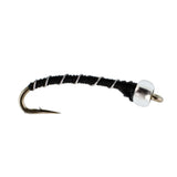 Black Mercury Midge - Glass Bead Head - 12 Flies Size 18