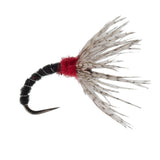 3 Pack Black Zebra Sakasa Kebari - Tenkara Flies - Size 14