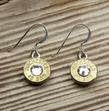 Simply Dangle Bullet Earrings, Custom, Surgical Steel Earwires