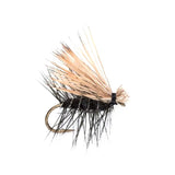 Black Elk Hair Caddis Classic Trout Dry Fly - 12 Flies Size 14