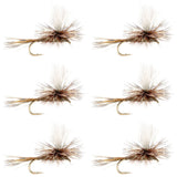 Adams Parachute Classic Dry Fly - 6 Flies Hook Size 10