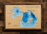 Cedar Lake in Rice County, Minnesota
