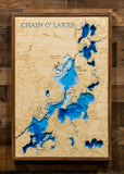 Chain O' Lakes in Lake and McHenry Counties, Illinois