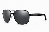 Biscayne Polarized Chrome & Black Sunglasses