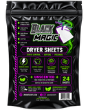 Black Magic Unscented Dryer Sheets