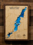 Chetac Lake in Sawyer County, WI and Birch Lake in Washburn County, Wisconsin