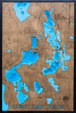 Chisago Chain of Lakes in Chisago County, Minnesota