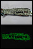 Ice Strong Outdoors - 12" Chrome JUDY or PERSONALIZED Dual Fin Fishblade!