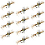 Pale Morning Dun PMD Cripple Mayfly 12 Flies Hook Size 18