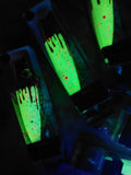 NEW RELEASE BAD BLOOD GLOW UV! Ice Strong Outdoors - Killer Fish - Rattling TROLLING PLUG UV - CUSTOMS! DESIGN YOUR OWN!