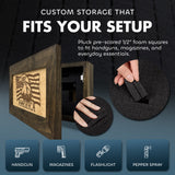 American Flag with Patriotic Eagle Hidden Gun Storage Concealed Furniture