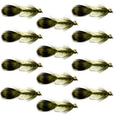 Whitlock Near Nuff Sculpin Olive Streamer - 12 Flies Size 4