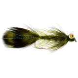 Whitlock Near Nuff Sculpin Olive Streamer - 12 Flies Size 4