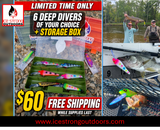 Ice Strong Outdoors - Killer Fish - Rattling DEEP Diver UV