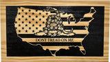 Dont Tread on Me Concealment Shelf - Quick Access Patriotic Hidden Gun Storage with Magnetic Lock - Safe & Secure Gun Concealment Furniture (Union)