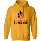 Men's Ice Strong Pullover Hooded Sweatshirt - Original Ice Strong Front Logo