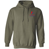 Men's Ice Strong Pullover Hooded Sweatshirt - Krunch Eat the Meat Back Logo