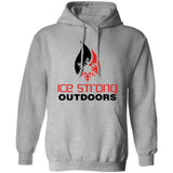 Men's Ice Strong Pullover Hooded Sweatshirt - Original Ice Strong Front Logo