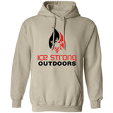 Men's Ice Strong Pullover Hooded Sweatshirt - Original Ice Strong Front Logo