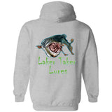 Men's Ice Strong Pullover Hooded Sweatshirt - Laker Taker Back Logo