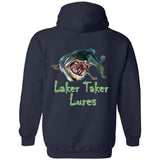 Men's Ice Strong Pullover Hooded Sweatshirt - Laker Taker Back Logo