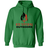 Men's Ice Strong Pullover Hooded Sweatshirt - Original Ice Strong Front Logo