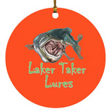 Laker Taker Lures Circle Ornament