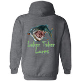 Men's Ice Strong Pullover Hooded Sweatshirt - Laker Taker Back Logo