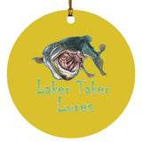 Laker Taker Lures Circle Ornament