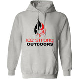 Men's Ice Strong Pullover Hooded Sweatshirt - Original Ice Strong Front Logo