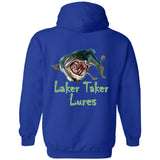 Men's Ice Strong Pullover Hooded Sweatshirt - Laker Taker Back Logo