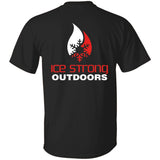 Men's Double Front & Back Ice Strong Logo Short Sleeve Heavyweight Tee