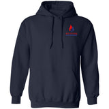 Men's Ice Strong Pullover Hooded Sweatshirt - Krunch Eat the Meat Back Logo