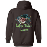 Men's Ice Strong Pullover Hooded Sweatshirt - Laker Taker Back Logo