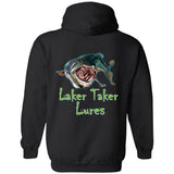 Men's Ice Strong Pullover Hooded Sweatshirt - Laker Taker Back Logo