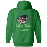 Men's Ice Strong Pullover Hooded Sweatshirt - Laker Taker Back Logo