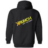 Men's Ice Strong Pullover Hooded Sweatshirt - Krunch Eat the Meat Back Logo