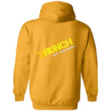 Men's Ice Strong Pullover Hooded Sweatshirt - Krunch Eat the Meat Back Logo