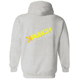 Men's Ice Strong Pullover Hooded Sweatshirt - Krunch Eat the Meat Back Logo
