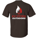 Men's Double Front & Back Ice Strong Logo Short Sleeve Heavyweight Tee