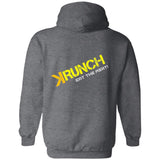 Men's Ice Strong Pullover Hooded Sweatshirt - Krunch Eat the Meat Back Logo
